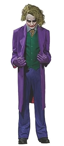 Rubie's Official DC Grand Heritage The Joker Costume, From The Dark Knight Trilogy, Adult Mens Size 3 Rubie's Official DC Grand Heritage The Joker Costume, From The Dark Knight Trilogy, Adult Mens Size