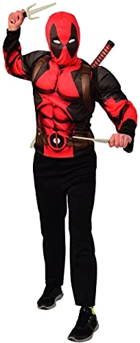 Rubie's Official Marvel Deadpool, Childs Teen Costume Kit - Top And Weapons , Size Tween Approx. 14+