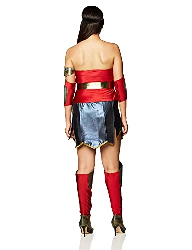 Rubie's Official DC Warner Bros Justice League Wonder Woman Costume, Secret Wishes Range, Adult Superhero Fancy Dress 5 Rubie's Official DC Warner Bros Justice League Wonder Woman Costume, Secret Wishes Range, Adult Superhero Fancy Dress - Image 3