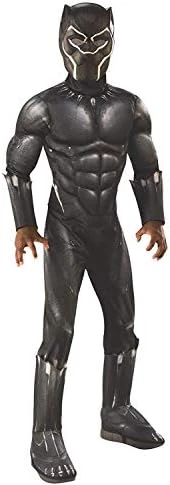Rubie's Official Marvel Avengers Endgame Black Panther Deluxe Childs Costume, Kids Superhero Fancy Dress 8 Rubie's Official Marvel Avengers Endgame Black Panther Deluxe Childs Costume, Kids Superhero Fancy Dress - Image 6