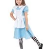 Bristol Novelty Traditional Alice Costume, Girls, Blue, White -Rubie's Shop 317NITWIBL