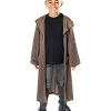 Rubie's 3014747-8 Disney Star Wars OBI-Wan Kenobi Child Hooded Robe Kids Fancy Dress, Boys, Girls, Brown, One Size, For Age 7-10 Years (120-140cm) -Rubie's Shop 317gc8l4ftL