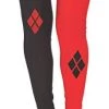 Rubie's Official Harley Quinn Thigh High Tights/Leggings Accessory, Adults Costume -Rubie's Shop 319lG90ZUjL