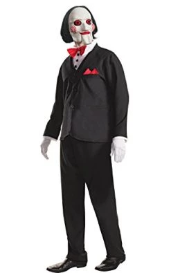 Rubie's Official Saw Horror Jigsaw Costume, Puppet Billy Mens Halloween Fancy Dress