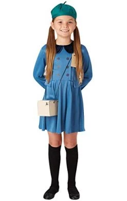 Rubie's Official Evacuee Girl Costume Girls 9 Rubie's Official Evacuee Girl Costume Girls -Rubie's Shop 31GJGzNaQnL 2