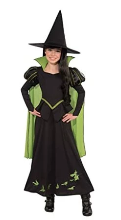 Rubie's Official The Wizard Of Oz The Wicked Witch Of The West Childs Costume, Kids Fancy Dress