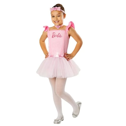 Rubies Official Barbie Ballerina Child Dress, Kids Fancy Dress 3 Rubies Official Barbie Ballerina Child Dress, Kids Fancy Dress