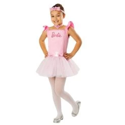 Rubies Official Barbie Ballerina Child Dress, Kids Fancy Dress