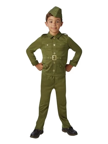 Rubie's Official WW2 Soldier Children's Costume, Kids Fancy Dress 3 Rubie's Official WW2 Soldier Children's Costume, Kids Fancy Dress