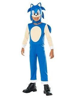 Rubie's Official Sonic The Hedgehog Child Classic Costume, Kids Fancy Dress