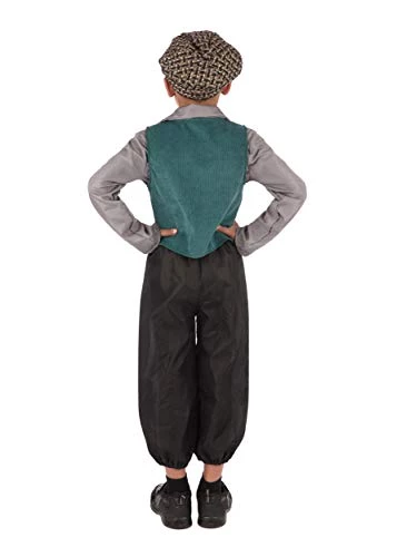 Bristol Novelty CF236S Victorian Street Boy (Small) Costume, Multi-Colour 4 Bristol Novelty CF236S Victorian Street Boy (Small) Costume, Multi-Colour - Image 2