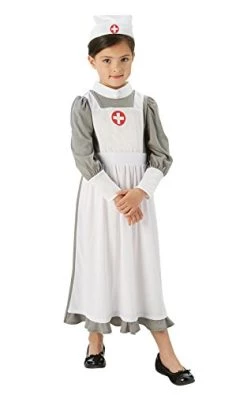 Rubie's 620505M Official WW1 Nurse Fancy Dress Hospital Uniform