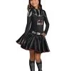 Rubie's Official Disney Star Wars Darth Vader Girls Costume, Kids Fancy Dress -Rubie's Shop 31OYtggA3CL
