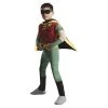 Rubie's Official DC Comic Teen Titan Robin Muscle Chest Child Costume, Superhero Fancy Dress -Rubie's Shop 31OmqKYVuwL 1