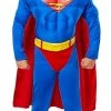 Rubie's Official DC Superman Muscle Chest Deluxe Boys Costume, Childs Fancy Dress Super Hero -Rubie's Shop 31P2TIwplDL 1