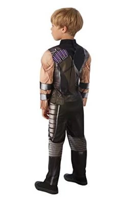 Rubie's Official Marvel Avengers Hawkeye Childs Costume, Kids Superhero Fancy Dress -Rubie's Shop 31Q9JjNVsAL