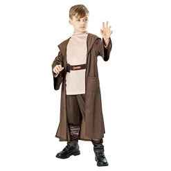 Rubie's Official Star Wars Obi Wan Kenobi Series - Obi Wan Kenobi Deluxe Child Costume, Kids Fancy Dress