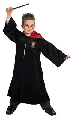 Rubie's Official Harry Potter Gryffindor Deluxe Robe Childs Costume, Kids Fancy Dress