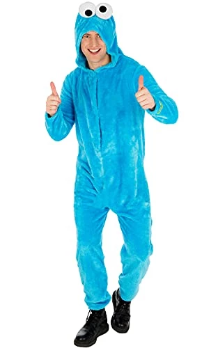 Rubies Official Sesame Street Adult Cookie Monster Costume 4 Rubies Official Sesame Street Adult Cookie Monster Costume - Image 2