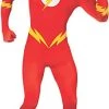 Rubie's Official DC Comics The Flash 2nd Skin Mens Costume, Adult Superhero Fancy Dress 2 Rubie's Official DC Comics The Flash 2nd Skin Mens Costume, Adult Superhero Fancy Dress -Rubie's Shop 31TkiHK628L 1