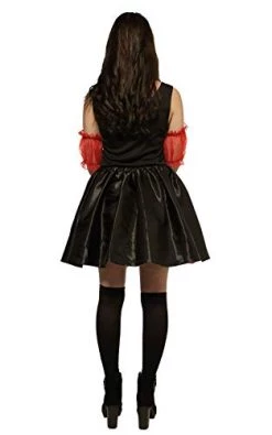 Red Rose Day Of The Dead Ladies Halloween Fancy Dress Skeleton Adult Costume New -Rubie's Shop 31TrgVgBIhL