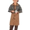 Bristol Novelty CF237S Detective Boy (Small) Costume, Brown -Rubie's Shop 31UHMkDgaL