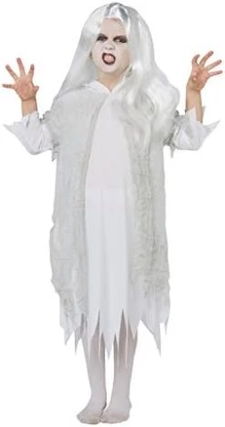 Rubie's Official Ghostly Spirit Halloween Childs Costume & Wig, Haunting Ghost Ghoul -Rubie's Shop 31UjeGGBUeL. AC