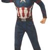 Rubie's Official Marvel Avengers Endgame Captian America Classic Childs Costume, Kids Superhero Fancy Dress 1 Rubie's Official Marvel Avengers Endgame Captian America Classic Childs Costume, Kids Superhero Fancy Dress -Rubie's Shop 31VRmE6Y3lL