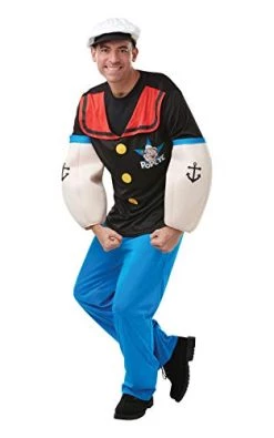 Rubie's Official Popeye The Sailor Costume, Cartoon Character Adult Fancy Dress