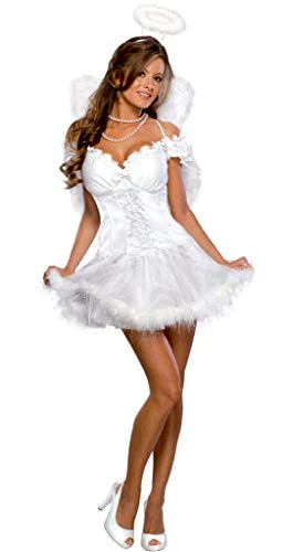 Rubie's Official Ladies Heaven Sent Angel Sexy Adult Costume 3 Rubie's Official Ladies Heaven Sent Angel Sexy Adult Costume
