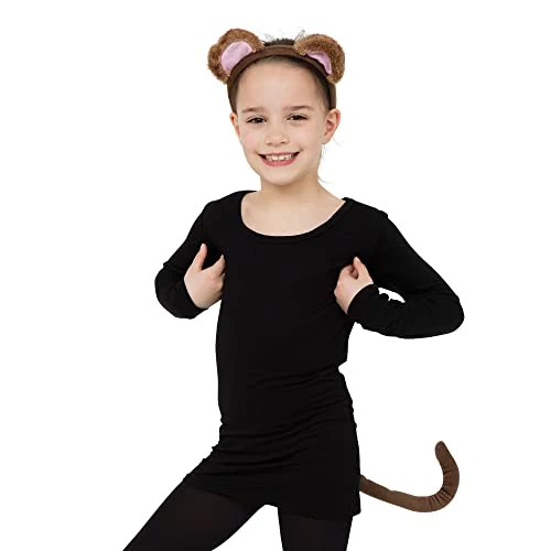 Bristol Novelty DS154 Monkey Set | Pack Of 1 | Child Ears And Tail, Unisex, Brown, One Size 4 Bristol Novelty DS154 Monkey Set | Pack Of 1 | Child Ears And Tail, Unisex, Brown, One Size - Image 2