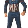 Rubie's Official Marvel Avengers Endgame Captian America Deluxe Childs Costume, Kids Superhero Fancy Dress -Rubie's Shop 31WwgncYoNL 1