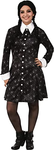 Rubies Official Addams Family Adult Wednesday Ladies Costume, Adult Fancy Dress