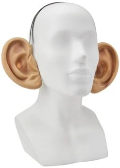 Bristol Novelty MD217 Big Ears On Headband | Flesh | Pack Of 1, Unisex-adult, Beige, One Size