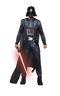 Rubie's Official Disney Star Wars, Darth Vader Adult Costume, Mens Size Standard, Chest 44-inch, Waist 30 - 34-inch, Inseam 33-inch