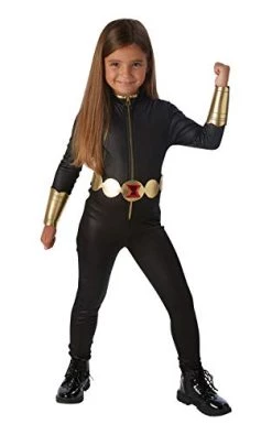Rubie's Official Marvel Avengers Black Widow Childs Costume, Kids Superhero Fancy Dress