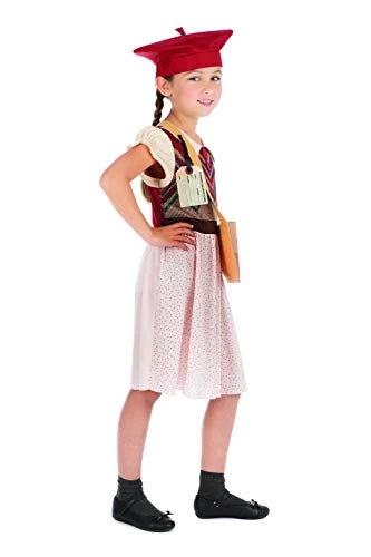 Bristol Novelty Evacuee Schoolgirl Costume 4 Bristol Novelty Evacuee Schoolgirl Costume - Image 2