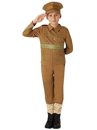 Rubie's Official WW1 Soldier Children's Costume, Kids Fancy Dress 3 Rubie's Official WW1 Soldier Children's Costume, Kids Fancy Dress