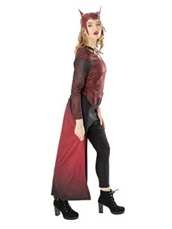 Rubies Official Marvel Dr Strange In The Multiverse Of Madness Scarlett Witch Deluxe Ladies Costume, Adult Fancy Dress -Rubie's Shop 31fIPLPcAL 2