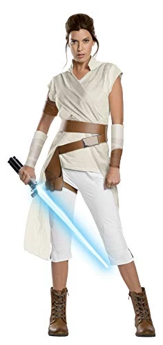 Rubie's Official Disney Star Wars Ep 9 Rey Deluxe Ladies Costume, Adult Fancy Dress 3 Rubie's Official Disney Star Wars Ep 9 Rey Deluxe Ladies Costume, Adult Fancy Dress