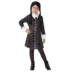Rubie's Official Addams Family Wednesday Addams Child Costume