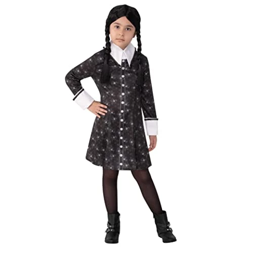 Rubie's Official Addams Family Wednesday Addams Child Costume 3 Rubie's Official Addams Family Wednesday Addams Child Costume