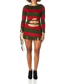 Rubie's Official Miss Freddy Krueger, Womens Sexy Secret Wishes Costume, Nightmare On Elm Street