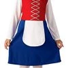 Bristol Novelty CF227S Tudor Girl (BN Original) Small Costume, Red, Blue, White, 4-6 Years Old -Rubie's Shop 31jqLQYlxUL