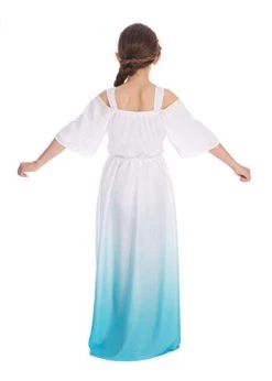 Bristol Novelty Roman Goddess Girls Costume, Child Fancy Dress, Turquoise -Rubie's Shop 31l9PMM6mAL 1