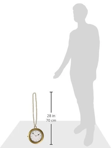 Bristol Novelty BA1019 Jumbo Clock Medallion | Brown, Unisex-adult, Multi Coloured, One Size 4 Bristol Novelty BA1019 Jumbo Clock Medallion | Brown, Unisex-adult, Multi Coloured, One Size - Image 2