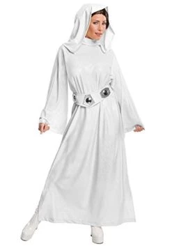 Rubie's Official Disney Star Wars Princess Leia Deluxe Ladies Costume, Adult Fancy Dress -Rubie's Shop 31mE1etcmjL 3