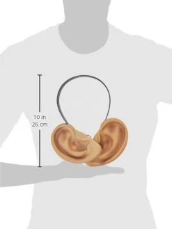 Bristol Novelty MD217 Big Ears On Headband | Flesh | Pack Of 1, Unisex-adult, Beige, One Size 12 Bristol Novelty MD217 Big Ears On Headband | Flesh | Pack Of 1, Unisex-adult, Beige, One Size -Rubie's Shop 31mJxcy7eWL