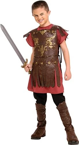 Rubie's Official Roman Gladiator Boys Fancy Dress Childrens Childs Historical Costume Kids 6 Rubie's Official Roman Gladiator Boys Fancy Dress Childrens Childs Historical Costume Kids - Image 4