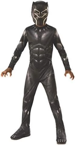 Rubie's Official Marvel Avengers Endgame Black Panther Classic Childs Costume, Kids Superhero Fancy Dress -Rubie's Shop 31myNI86D1L. AC 1